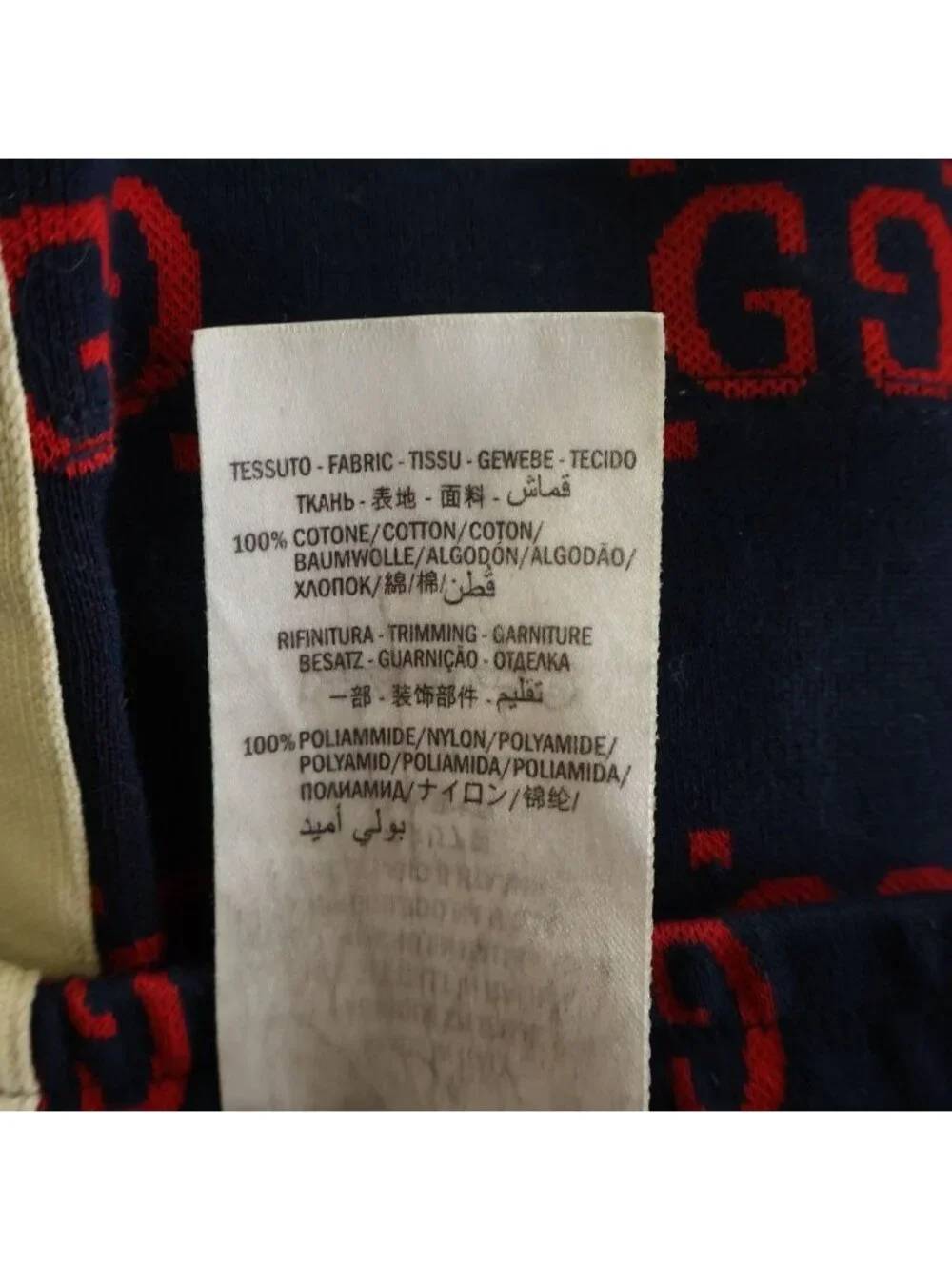 Gucci GG Jacquard Jersey Shorts Allover Navy
